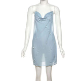 Slip Dress with Embellished Crystal Details image 4