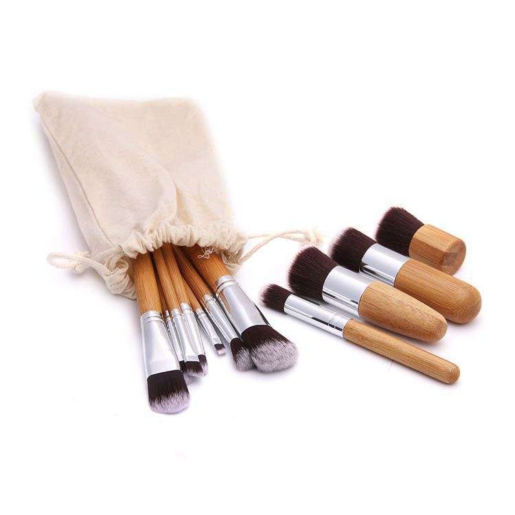 Bamboo Handle Makeup Brush Set image 1