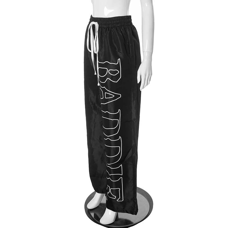 Graphic Wide Leg Sweatpants image 4
