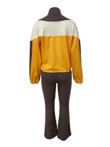 Colorblock Zip Top and Pants Set image 3