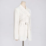 Cross Collar Long Sleeved Blazer image 1