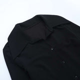 Classic Black Button-Down Dress image 3