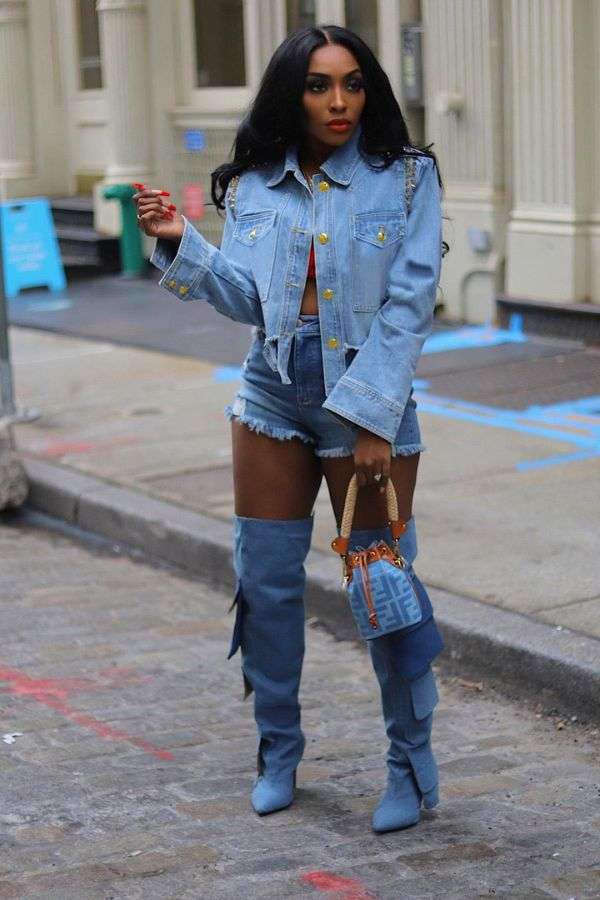 Cropped Vintage Denim Jackets image 0