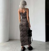 Leopard Print Maxi Dress image 6