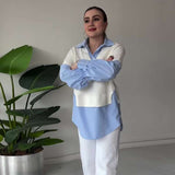 Basic Shirt Sweater Pullover image 3