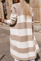 Urban Chic Striped Knit Cardigan image 1
