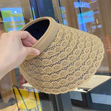 Crochet Sun Visor Hat