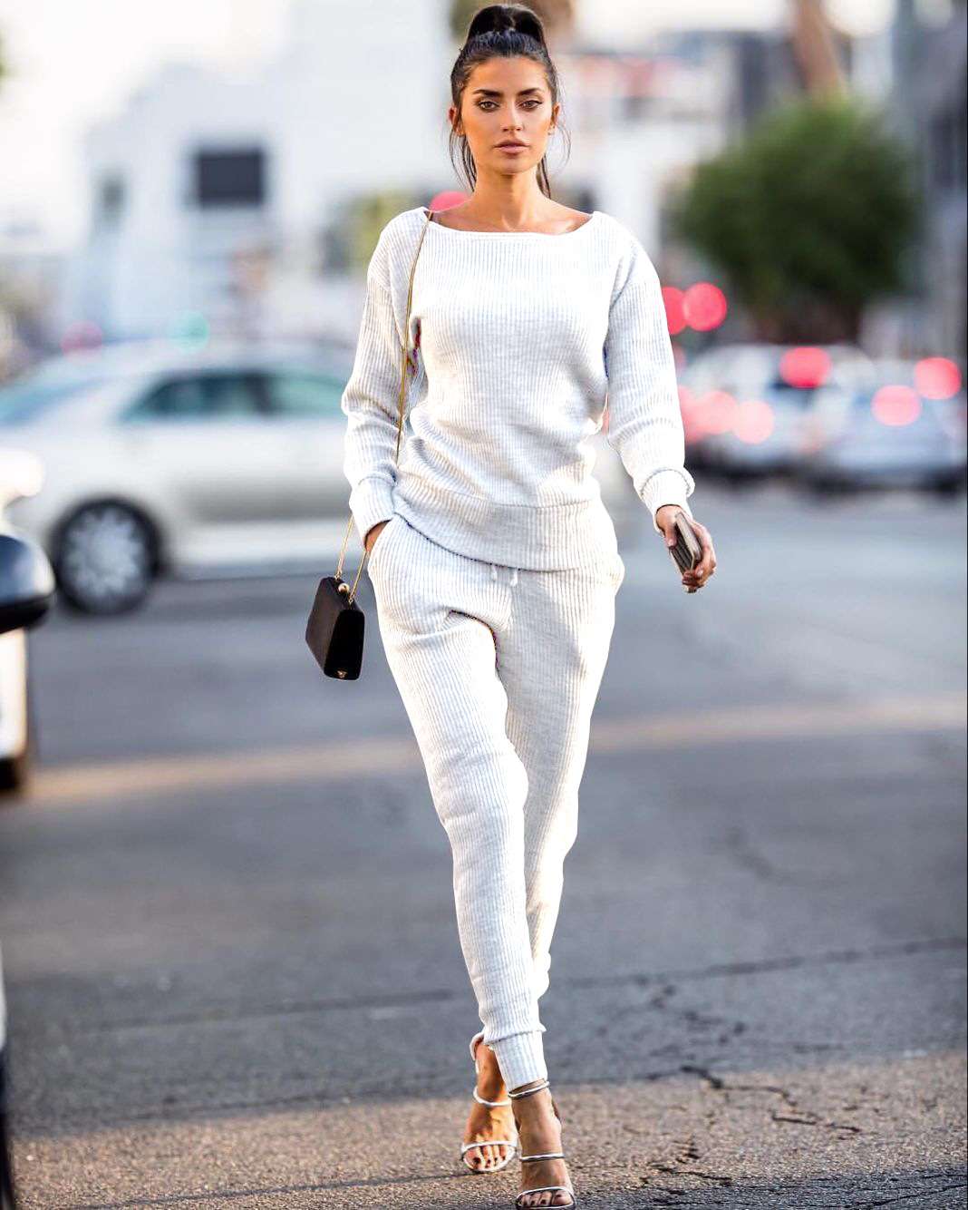 Vibrant Flow Lounge Set - S, White image