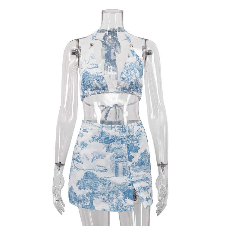 3-Piece Set Bralette, Mini Skirt & Oversized Shirt image 2