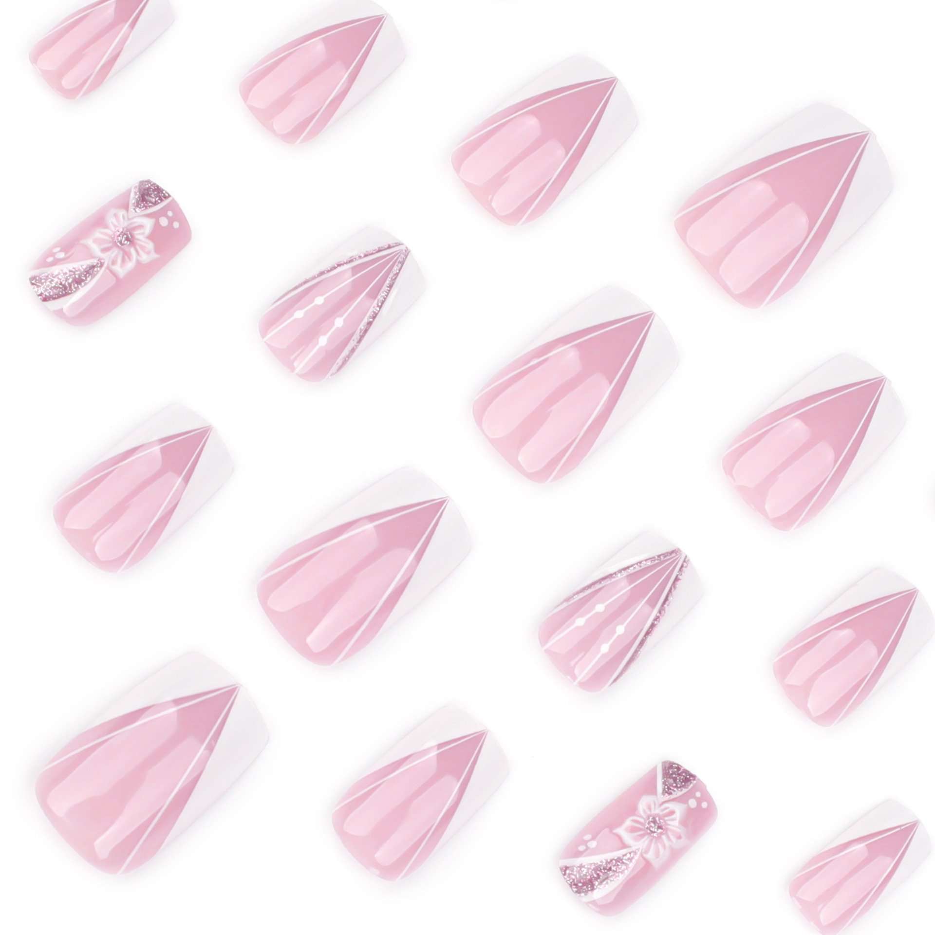 Geometric Nail Art Design image 2