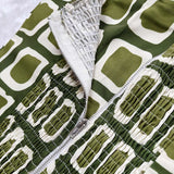 Green Geometric Print Camisole Top image 3