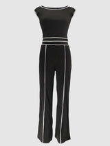 Off-Shoulder Lounge Set with Contrast image 6