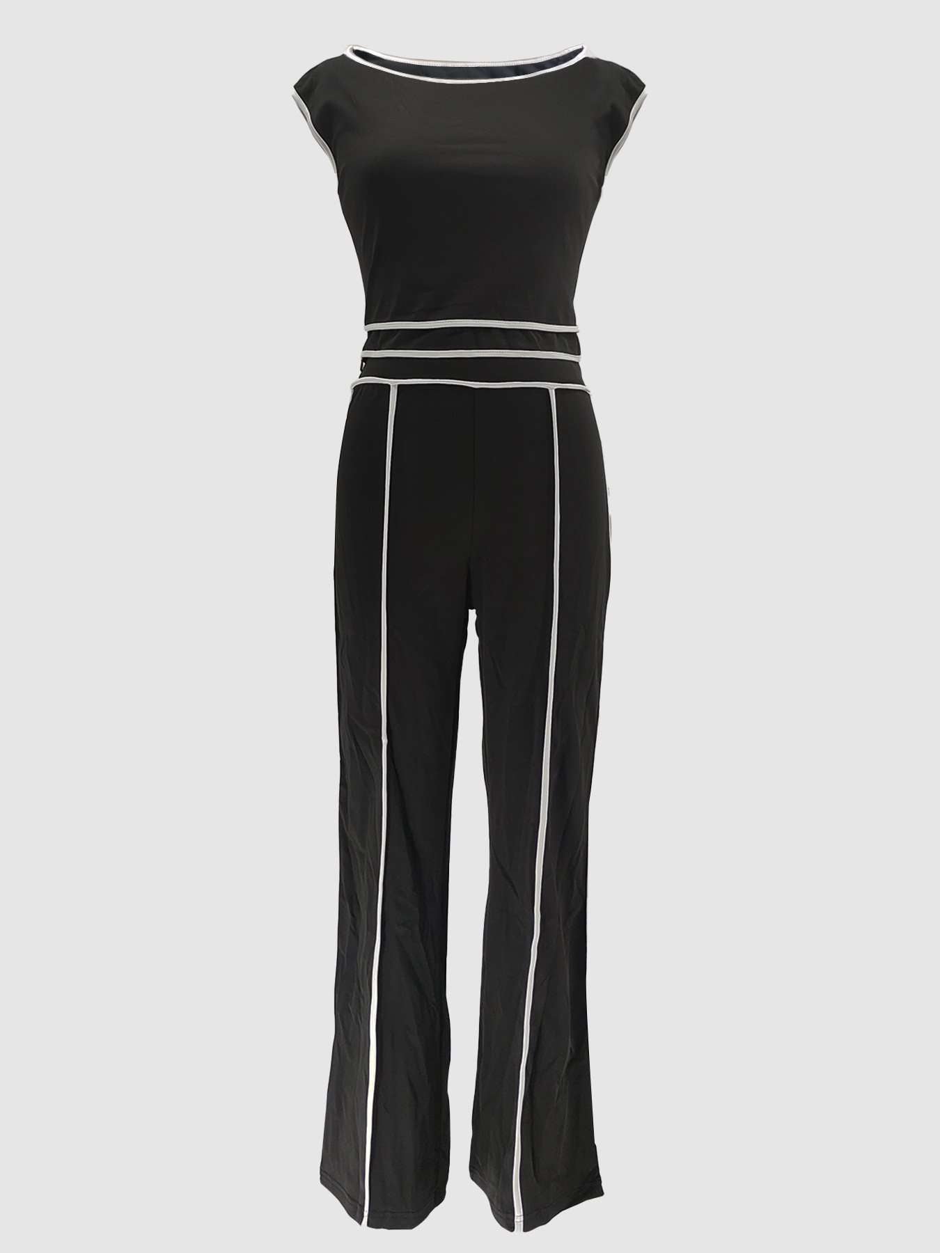 Off-Shoulder Lounge Set with Contrast image 6