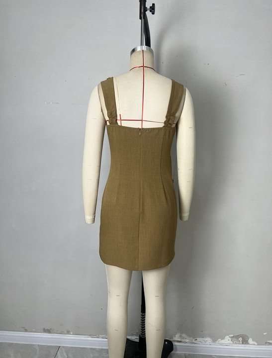 Embellished Mini Dress with Floral Details image 4