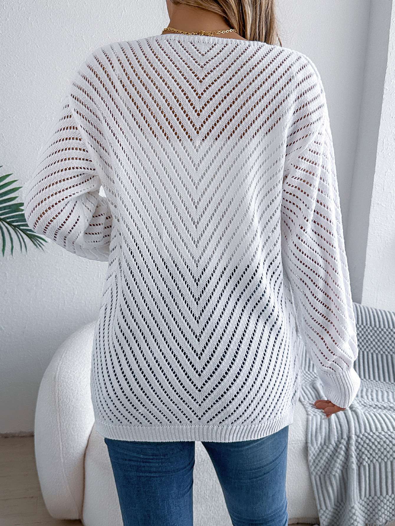 Long Sleeve Knit Cardigan image 4