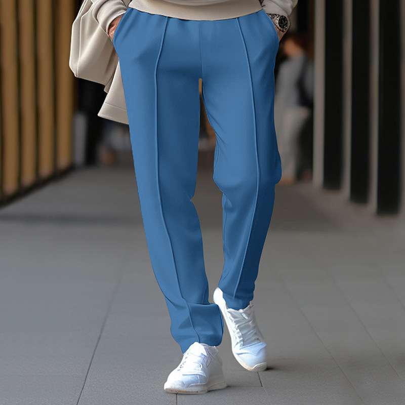 Mens Solid Sweatpants Joggers Trousers image 6