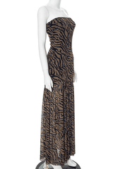 Enchanting Evening Tiger-Print Maxi Dress image 7