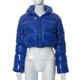 Puffer Jacket Reversible  Short Down Coat image 6