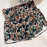 Camouflage Pattern Sports Shorts image 1