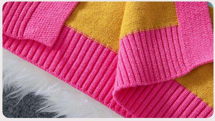 Colorful Striped Long Cardigan with Pockets image 5