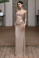 Elegant  Evening Gown with Spaghetti Straps image 0