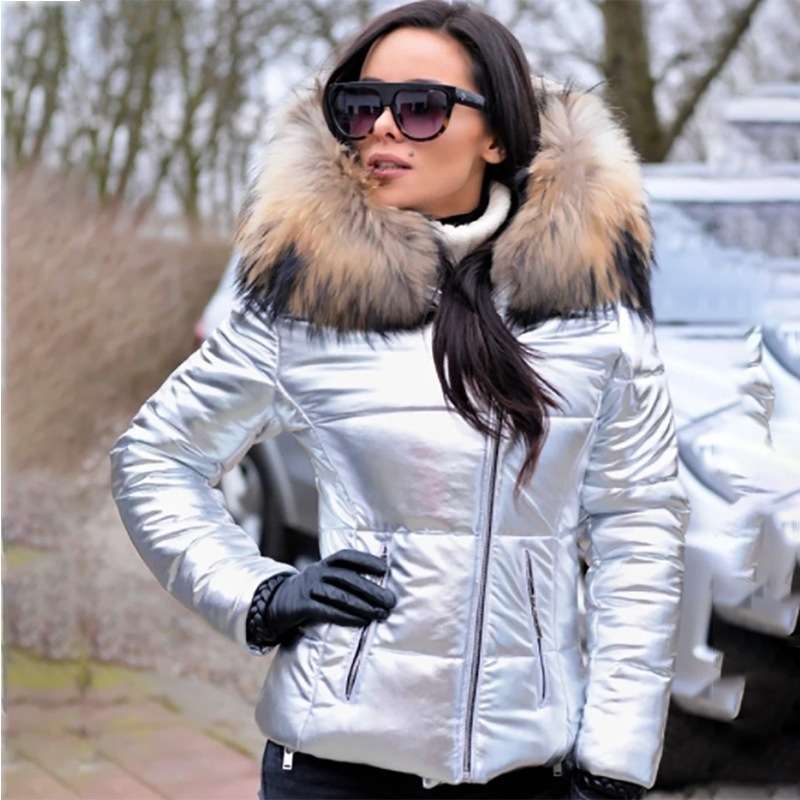 Winter Hooded Down Jacket Warm Overcoat image 0
