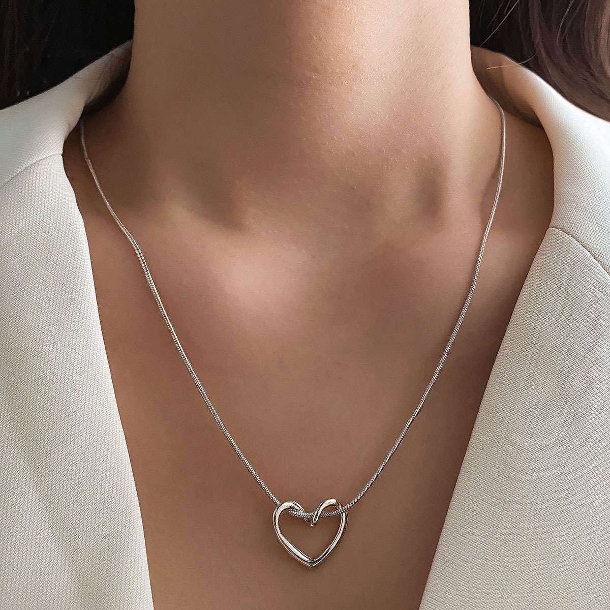Heart Knot Necklace image 0