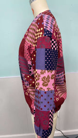 Colorful Patchwork Zip-Up Jacket image 2