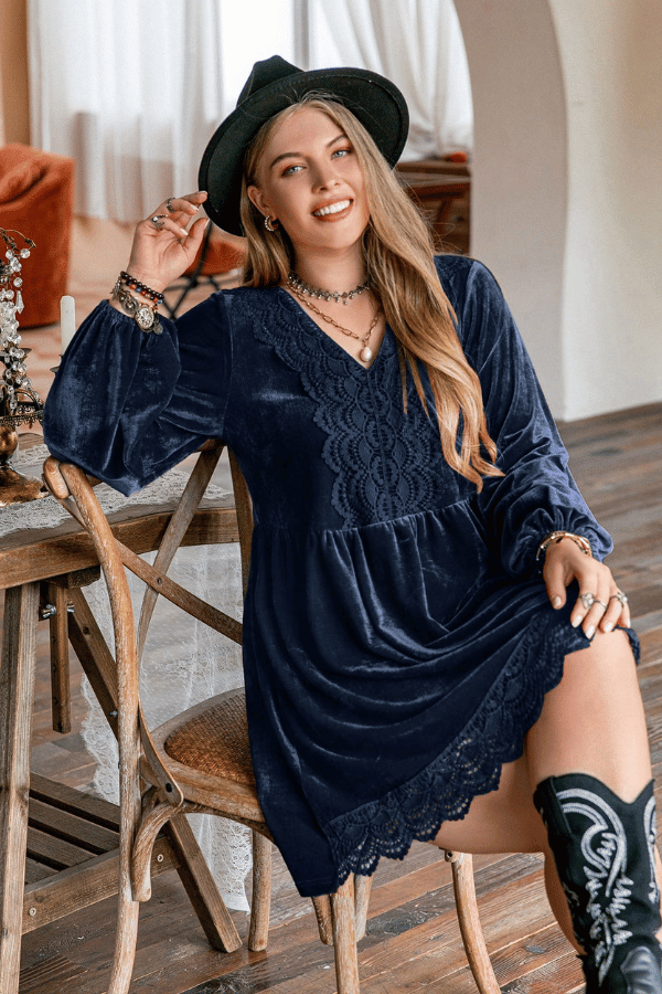 Plus Size Retro Party Formal Dress image 0