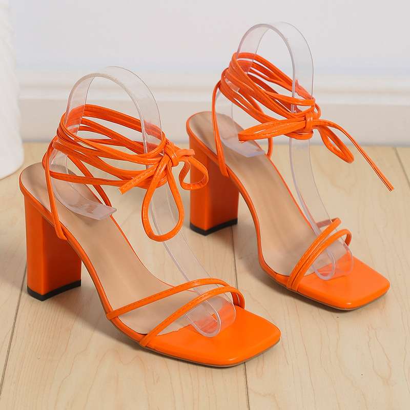 Elegant Strappy High-Heel Sandals image 0