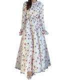 Maxi Multicolor Dress - XL, Multi White image