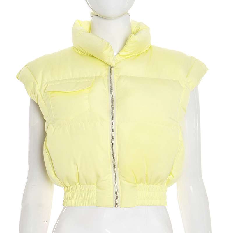Utility Vest with Pockets & Stand Collar image 5