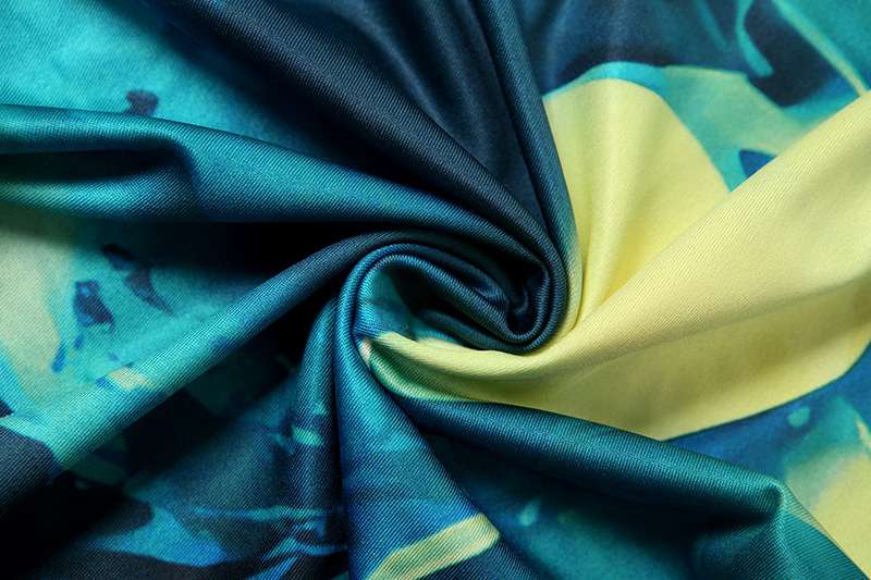 Stylish Ocean Wave Print Beach Dress image 6