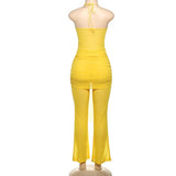 Cut-Out Halter & Sheer Maxi Dress image 6