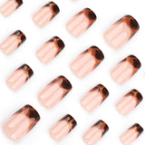 Tortoiseshell Style Press-On Nail Tips image 2