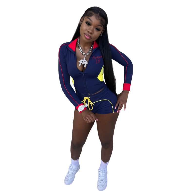Trendy Athleisure Set with Colorful Accents image 3