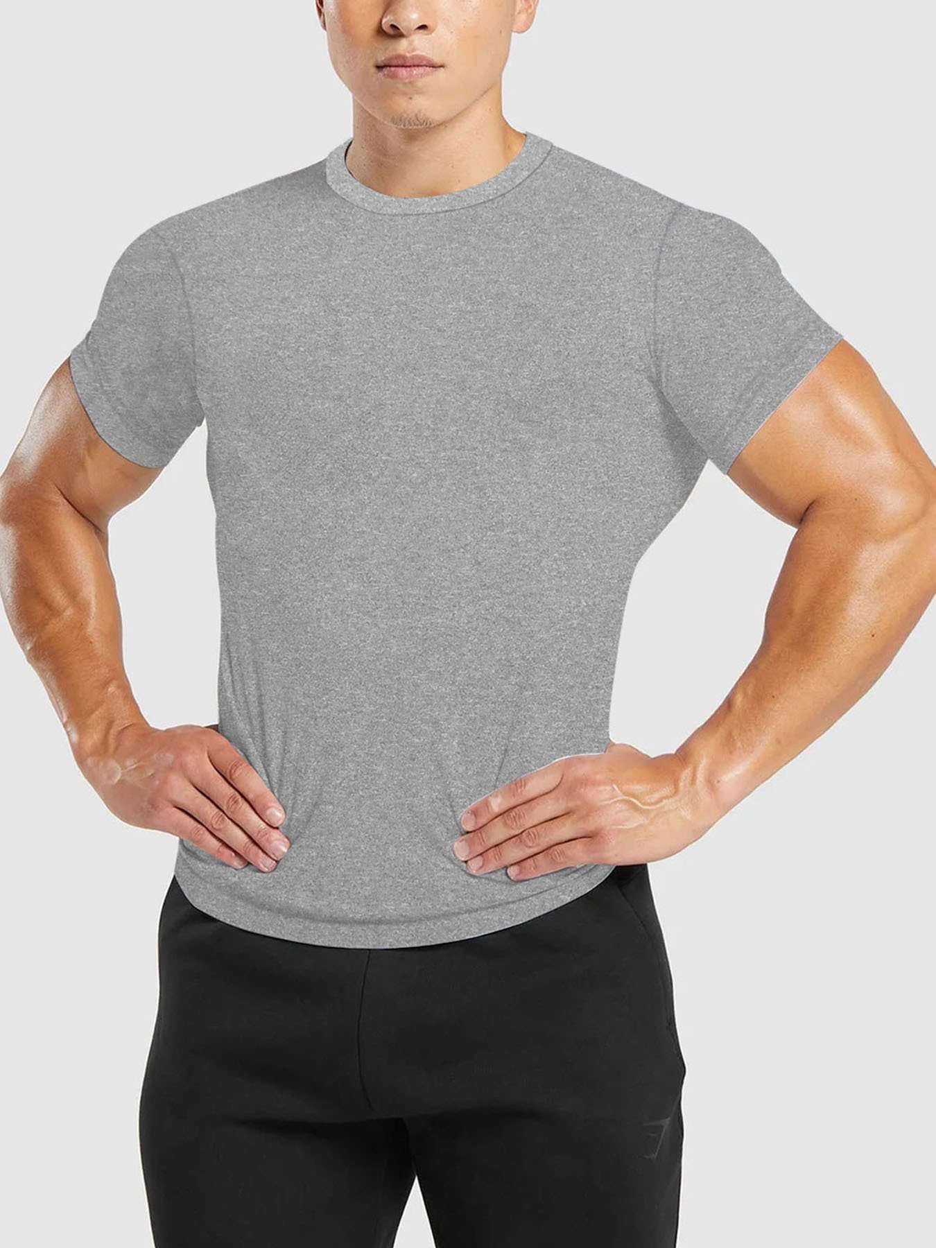 Performance Athletic T-Shirt - M, Grey image