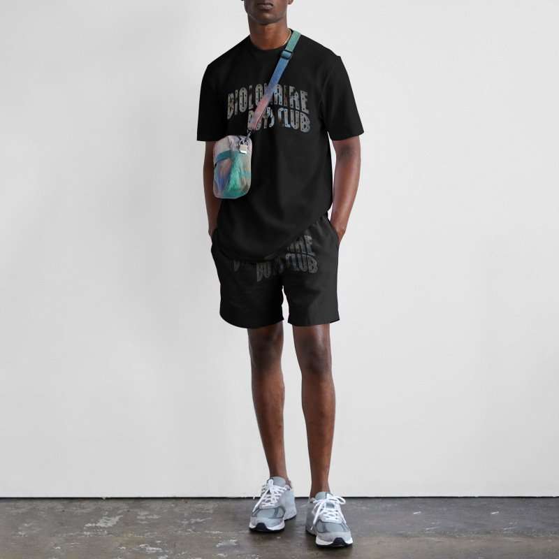 Mens Graphic Tee & Shorts Streetwear Set image 1
