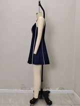 Stylish Striped Sleeveless Dress image 6