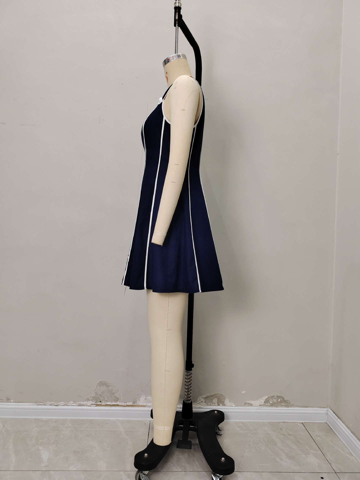 Stylish Striped Sleeveless Dress image 6