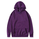 Cozy Hooded Sweatshirt - S, Purple image