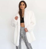 Faux Fur Fuzzy Warm Winter Outwear image 0