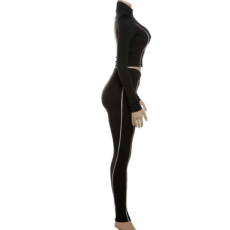 Casual Long Sleeve Legging Pants Tracksuit image 3