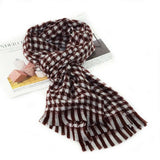 Warm Winter Muffler/Scarf - Free Size, Multi Brown image