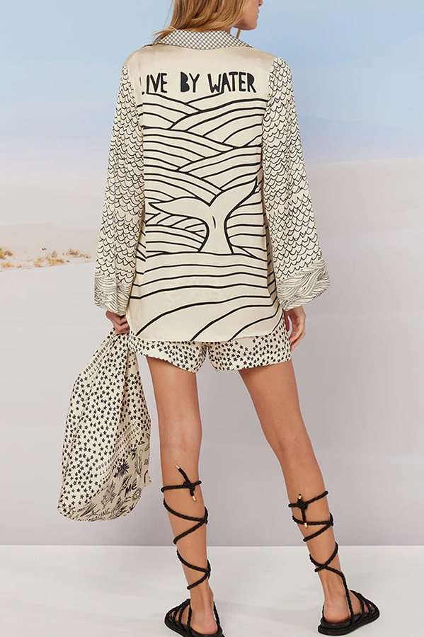 Beach Themed Two Piece Set image 2