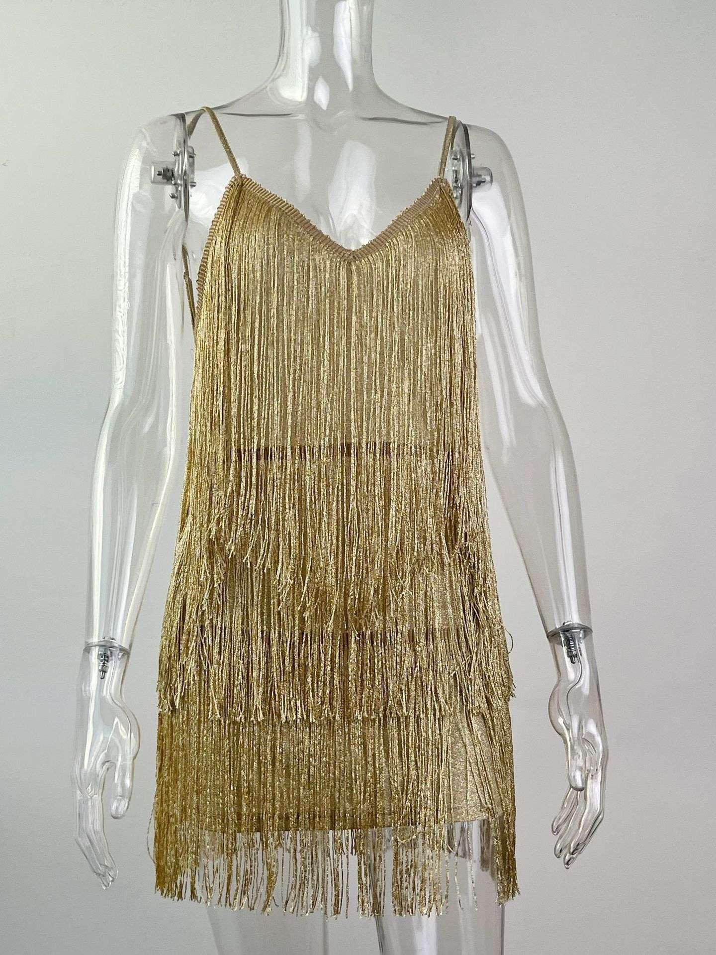 Glamorous Sequin Fringe Dress image 5