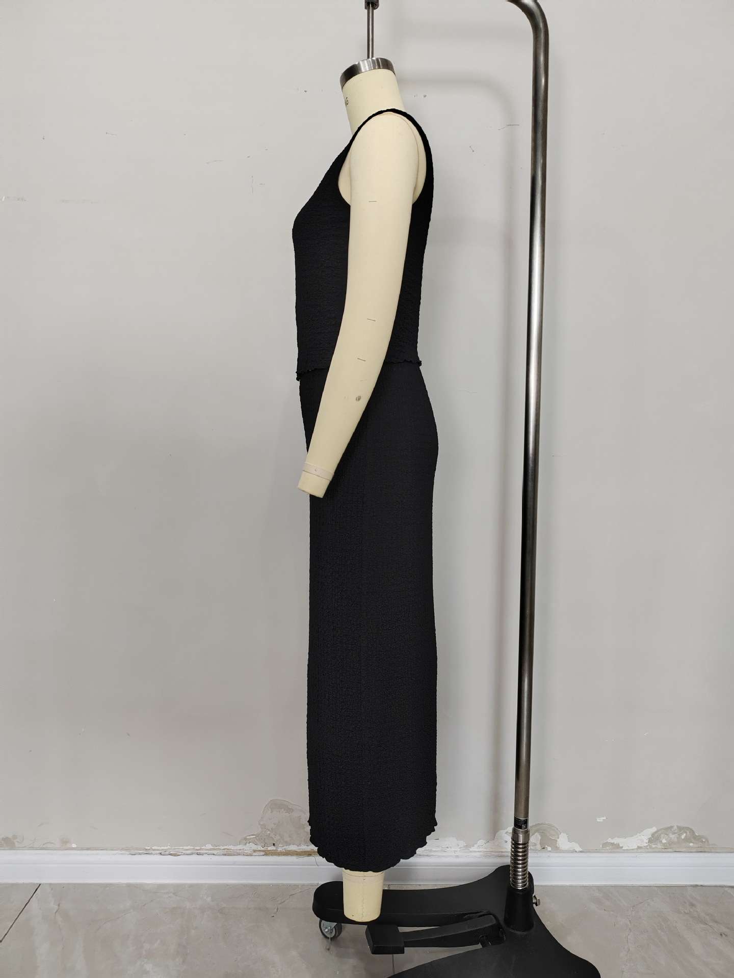 Textured Two-Piece Set with  Button Accents image 6