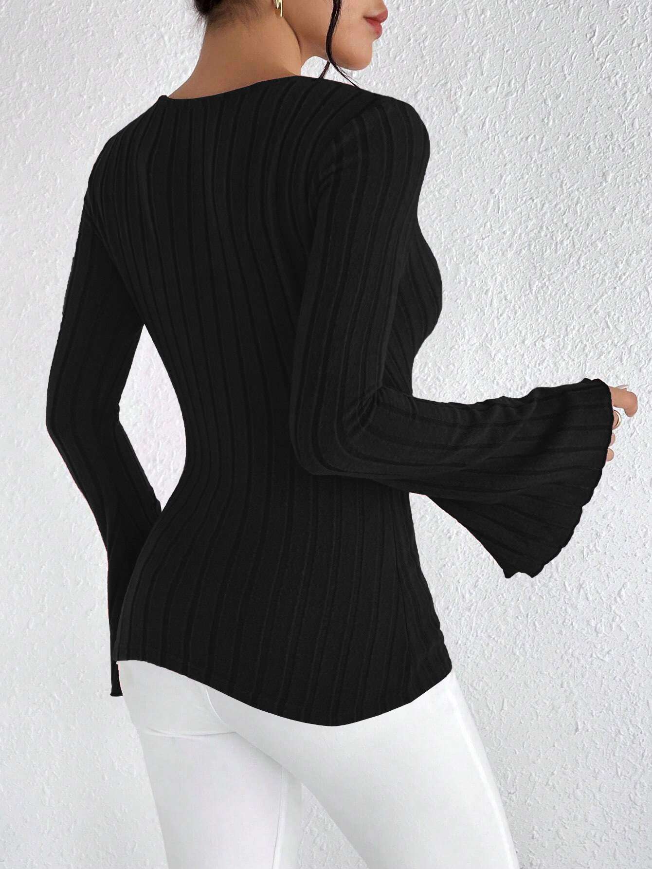Surplice Neck Wrap Top image 5