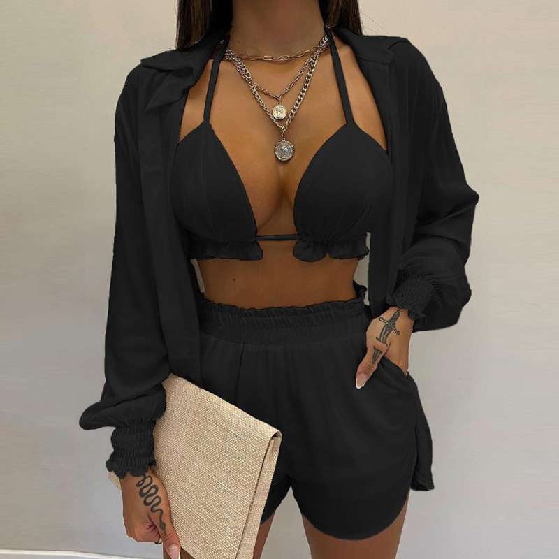 Two-Piece Lounge Set - S, Black image
