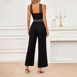 Black Crisscross Jumpsuit image 3